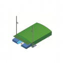 BASIC pole vault landing system