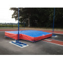 Club pole vault landing system