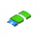 Meeting pole vault landing system