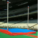 Major championship pole vault landing system. IAAF certificate Major championship pole vault landing system. IAAF certificate