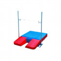 Reversible meeting modular pole vault landing system