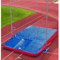 Reversible meeting modular pole vault landing system