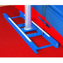 Competition pole-vault uprights without slider carts. IAAF certificate
