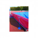 Competition foldable pole-vault uprights without rail. IAAF certificate