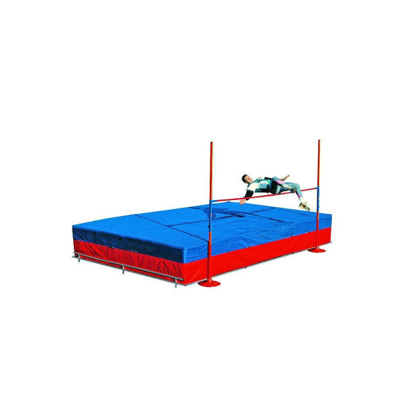 Physical education high jump landing system