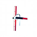 Club high jump standards with deflector