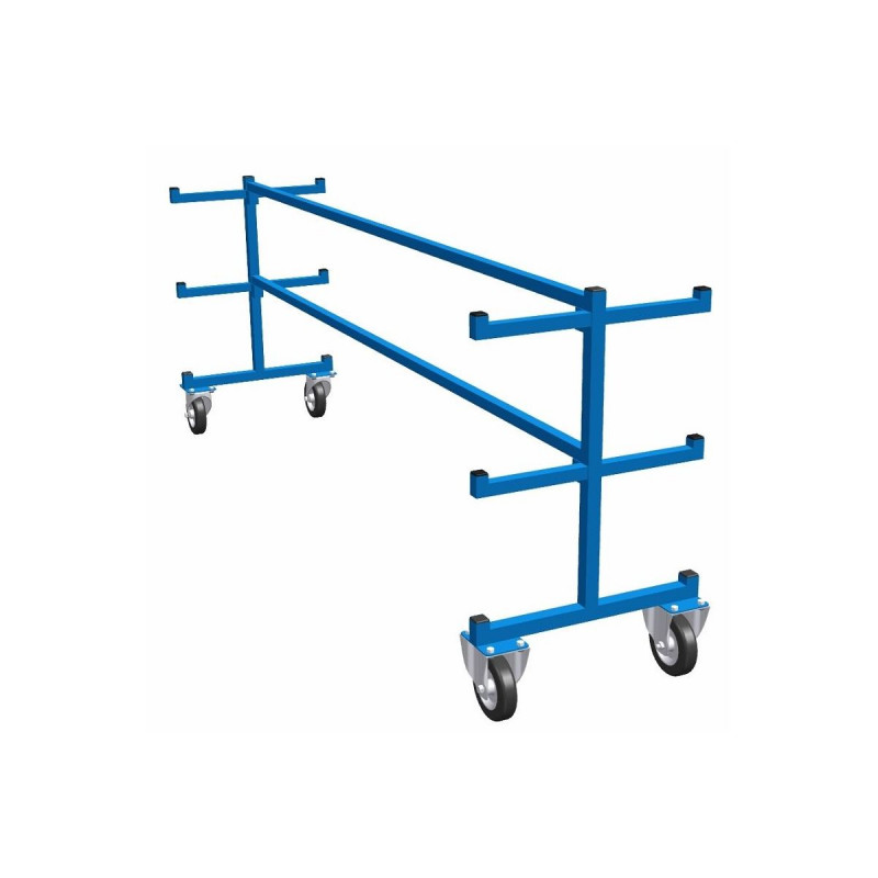 Mobile pole bag rack Mobile pole bag rack