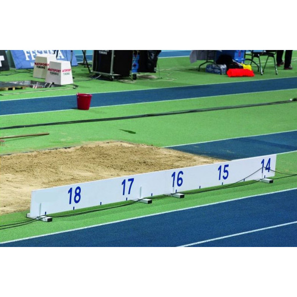 PVC distance indicator board for long jump