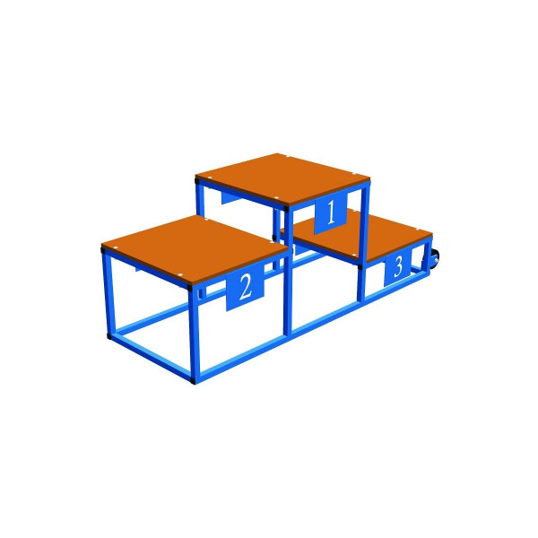 3 place steel award's stand