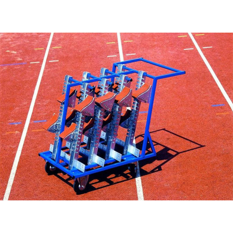 Compact starting blocks cart Compact starting blocks cart