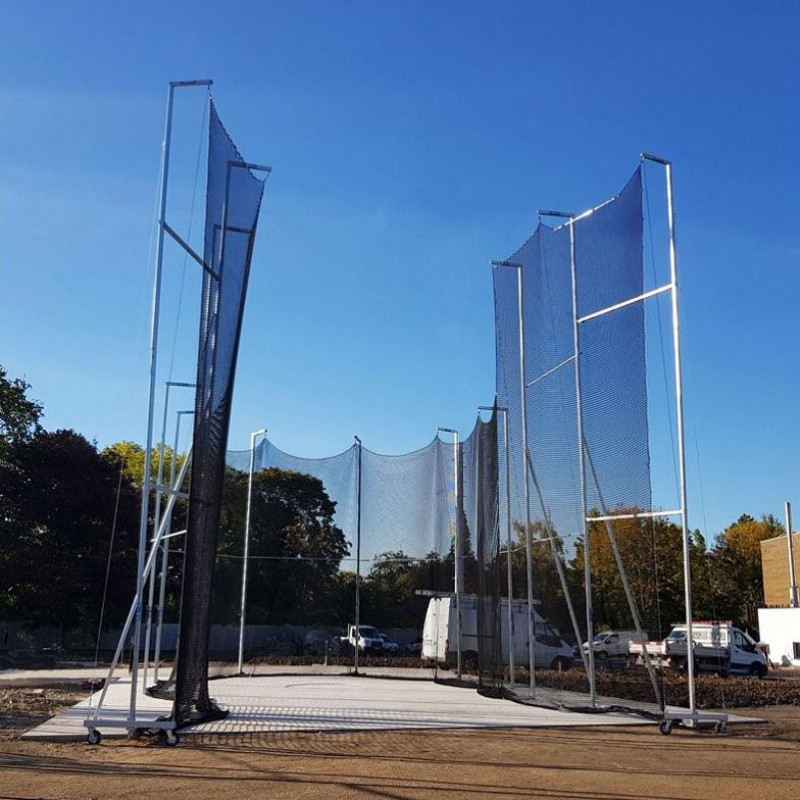 IAAF galvanized steel hammer cage with ground sleeves IAAF galvanized steel hammer cage with ground sleeves