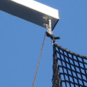IAAF galvanized steel hammer cage with ground sleeves IAAF galvanized steel hammer cage with ground sleeves