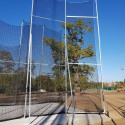 IAAF galvanized steel hammer cage with ground sleeves IAAF galvanized steel hammer cage with ground sleeves