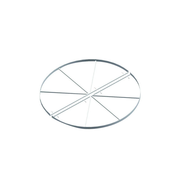 Reinforced discus circle with cross bracing. IAAF certificate.