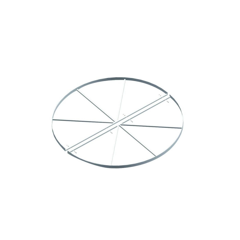 Reinforced discus circle with cross bracing. IAAF certificate. Reinforced discus circle with cross bracing. IAAF certificate.