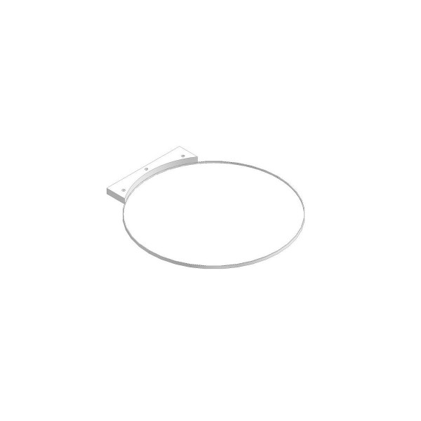 Portable shot put throwing circle with integrated toeboard