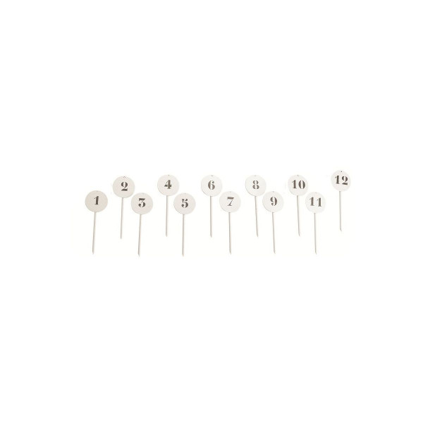 Long throwing distance field markers set of 12