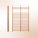 Gym wall-bar (double) ECO 250 x 180 cm