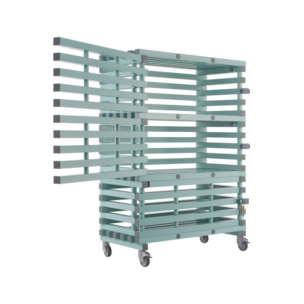Mobile lockable rack S