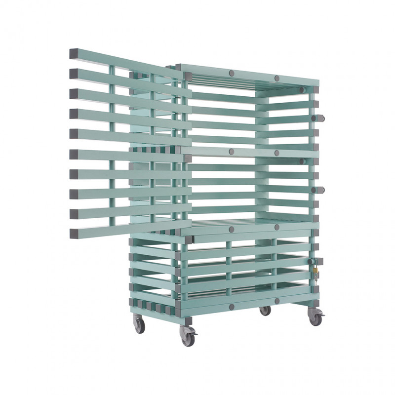 Mobile lockable rack S Mobile lockable rack S