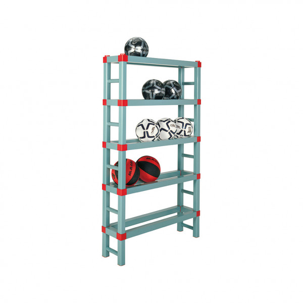 Rack for gym ball storage
