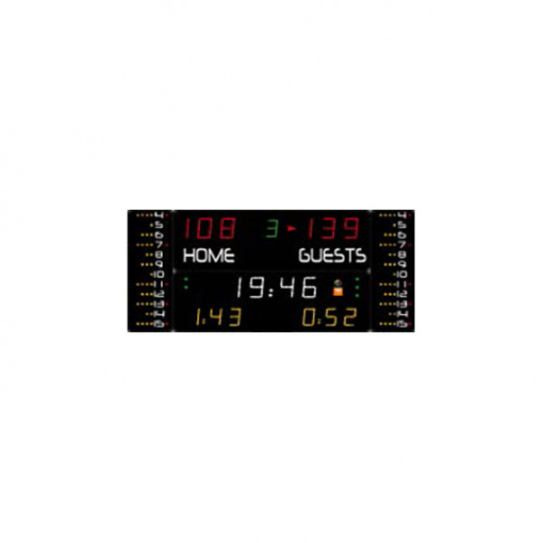 Multisport scoreboard 4304 x 1800-FIBA