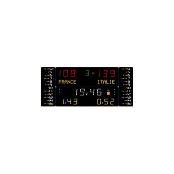 Multisport scoreboard 4304 x 1800-FIBA-N