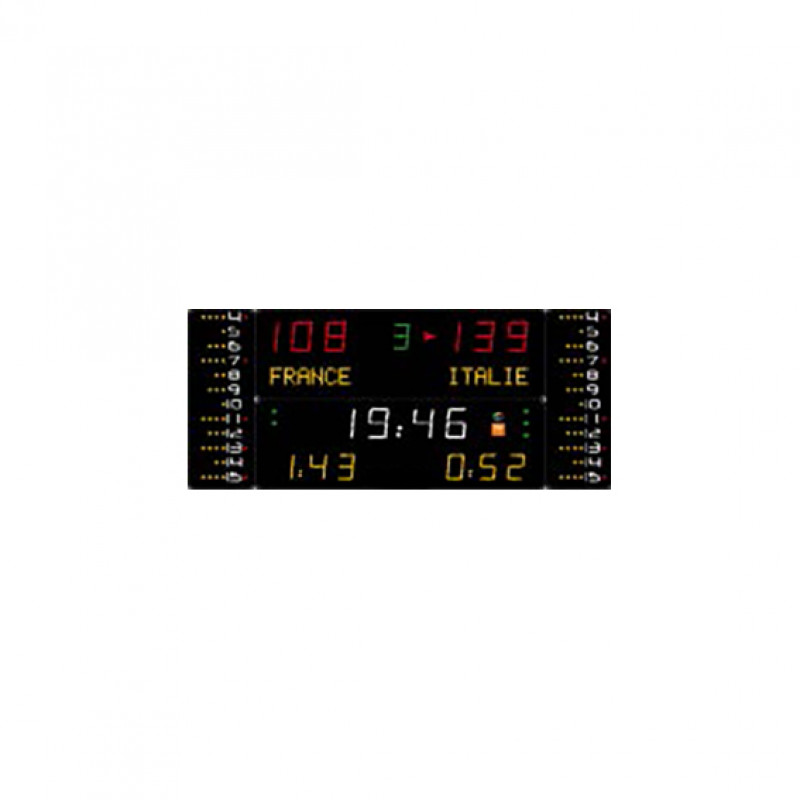 Multisport scoreboard 4304 x 1800-FIBA-N Multisport scoreboard 4304 x 1800-FIBA-N
