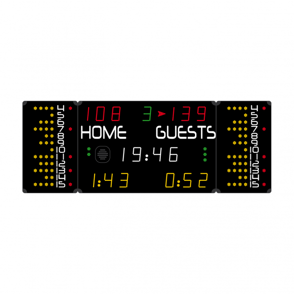 Multisport scoreboard 2700 x 1000