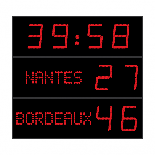 Scoreboard 2500 x 2340 ALPHA 8C Outdoor