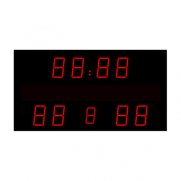 Scoreboard 2000 x 1000 FRB AD with period & buzzer Outdoor