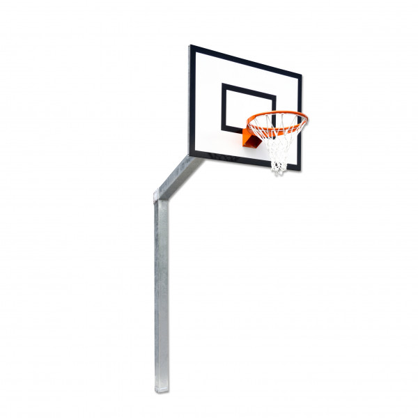 Outdoor basketball backstop with projection 165 cm