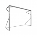 Portable aluminium goals for futsal, reclining model