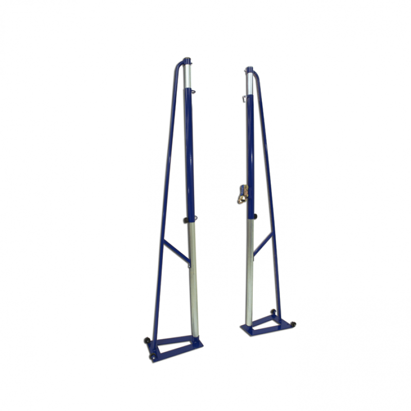 Freestanding portable volleyball posts for school Freestanding portable volleyball posts for school