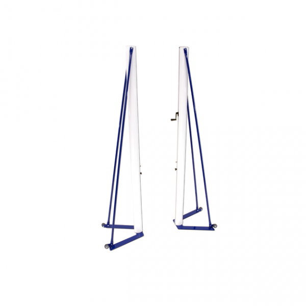 Freestanding portable volleyball for competition