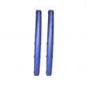 FIVB Aluminium volleyball 2 posts with ground sockets