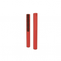 Varnished aluminium volleyball posts with ground sockets Varnished aluminium volleyball posts with ground sockets