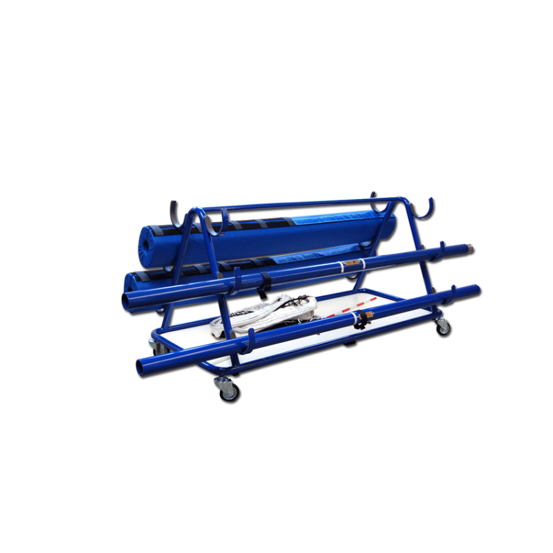 Trolley for volleyball posts Trolley for volleyball posts