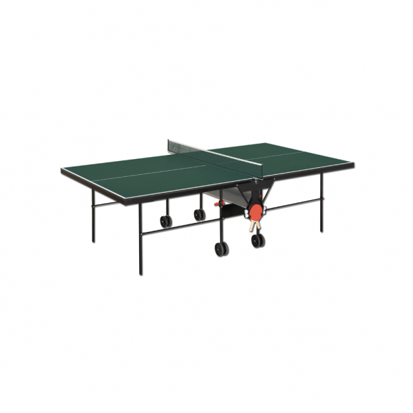 Mobile table for table tennis with playing surface 16mm